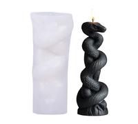Candle Making Molds - | Snake Soap Making Molds Resin Casting Mould, Reusable Candle Ing Tool Ornament Mold For Enthusiasts Beginners, DIY Craft Silicone Form For Wax Soap Resin Art Projects