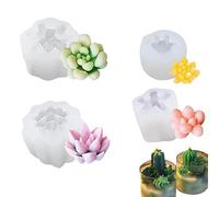 Candle Making Molds, Succulent Plant Silicone Mold, Silicone Candle Mold, Candle Making Supplies, Candle Mold For Craft Making, Succulent Silicone Mold, Silicone Dessert Molds, Chocolate Fudge Molds