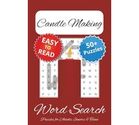 Candle Making Word Search Puzzle Book: Word Searches with Easy to Read Print about Candle Making | 6x9 inches, 110 pages | 50+ Puzzles