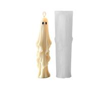 Candle Mold, Halloween Ghost Shape 3D Casting Mould, Epoxy Wax DIY Craft De