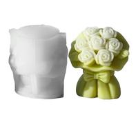 Candle Molds Bouquet - Kit di in silicone floreale, multi petal 3D design, calore resistente e artigianale | Handmade Soap Making, Aromatherapy Candles, Festival, Creative fai da te