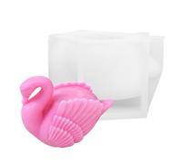 Candle Molds For Candle Making,Cute Swan Mold - Easy To Use 3D Baking Molds | Wide Applications For DIY Candy, Scented Candles, Chocolate, Resin Craft, Plaster Decor