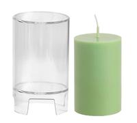 Candle Molds for Candle Making - Cylinder Candle Mold - PC Candle Mold for Making Candles and Table Candles Candle Making Crafts Candle Molds are made of high-quality PC material, resistant