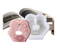 Candle Molds, Romantic Couple Resin Mould, Easy Release Silicone Craft Form for Epoxy, Plaster, Aromatherapy, Chocolate, Home Decor, and Artistic Handmade Creations