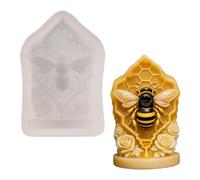 Candle Molds - Silicone Bee Epoxy Casting | Bee Easy Release Molds | Cute Animal Casting | For Epoxy Soap DIY Crafts Spring Birthday Party Favors Adults Kids Home Decorations Accessories