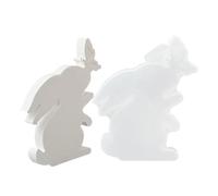 Candle Molds Silicone - Bunny Mold | Butterfly Shape Non-Stick Molds with Flexible Design, Crafting Mold with Easy Release for Wax, Resin, Soap, Easter, Spring Decorations, DIY Candle Making
