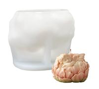 Candle Molds Silicone Flower Angel Reusable Craft Supplies, Cute Making | Clay Plaster Resin Casting Soap Wax Chocolate Party Birthday Christmas Holiday Celebration, DIY Creative Present