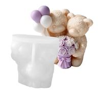 Candle Molds Silicone - Reusable DIY Craft Mold, Romantic Shape Design | Flexible Silicone Casting With Easy Release, Resin Epoxy Soap Chocolate Clay Making Mold For Home Decor Crafts