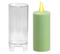 Candle Moulds - Cylinder Candle Mold,PC Candle Mold for Making Candles and Table Candles Candle Making Crafts Candle Molds are made of high-quality PC material, resistant to high and low