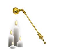 Candle Snuffer, Aluminum Wick Extinguisher With Tower Pumpkin Shape, Option | Aluminum Construction, Flame Extinguishing Tool, Tower And Pumpkin Designs, Lightweight 43g To 65g Models, Compact Candle Car