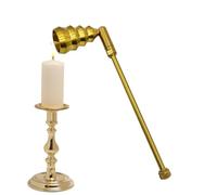 Candle Snuffer, Aluminum Wick Extinguisher With Tower Pumpkin Shape, Option | Aluminum Construction, Flame Extinguishing Tool, Tower And Pumpkin Designs, Lightweight 43g To 65g Models, Compact Candle Car