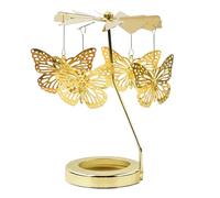 Candle Spinner - Stainless Steel 5.04 Inch | Candle Holder with Decor, Dining, Shelf | Christmas Canđle Holder, Meditation Study Room Bedroom Kitchen Desk Entryway Living Room