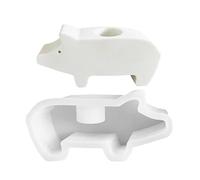 Candle Stand Mold - Animal Shape Pillar Candle Holder, Plaster Mould | Decorative Table Decoration Craft Mold, DIY Candles Making Kit For Home Office Party Decoration With Easy Use