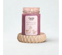Candle Street | Come Te - Grazie Mamma | Candela Artigianale Profumata | Fraganza Fragola, Champagne e Mughetto | Lunga Durata | Artigianale, Vegana, Made in Italy | Idea Regalo Mamma (Media)