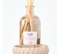 Candle Street | La Serenità | Profumatore per Ambienti con Bastoncini | Fragranza Ambra, Sandalo e Patchouli | Lunga Durata | Made in Italy | Diffusore Rilassante per Armonia e Benessere (Grande)