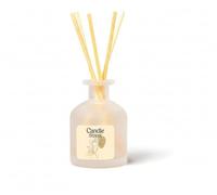 Candle Street Profumatore per Ambienti con Bastoncini Linen Cotone tè e Bergamotto, Diffusore Profumo di Pulito, Idea Regalo Festa della Mamma Made in Italy