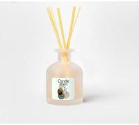 Candle Street Profumatore per Ambienti con Bastoncini "Wood" Muschio Cocco e Rosmarino, Diffusore per Bagno e Salotto, Idea Regalo Festa della Mamma Made in Italy (Medio 100ml)
