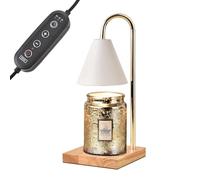 Candle Warmer Lamp, Dimmable Electric Candle Melter With Timer Function, Adjustable Light, Small And Large Candles, Aromatherapy Holder For Home Decor And Relaxation, 12.6x5.9in