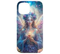 Candlelit Forest Fairy Floral Fantasy Moonlight Glow Look Custodia per iPhone 15