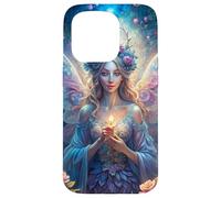 Candlelit Forest Fairy Floral Fantasy Moonlight Glow Look Custodia per iPhone 15 Pro