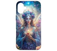 Candlelit Forest Fairy Floral Fantasy Moonlight Glow Look Custodia per iPhone 16 Plus