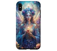 Candlelit Forest Fairy Floral Fantasy Moonlight Glow Look Custodia per iPhone XS Max