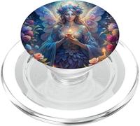 Candlelit Forest Fairy Floral Fantasy Moonlight Glow Look PopSockets PopGrip per MagSafe