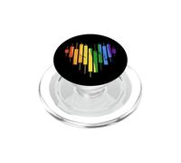 Candlestick Trading Grafici Rainbow Flag Heart LGBT Trader PopSockets PopGrip per MagSafe