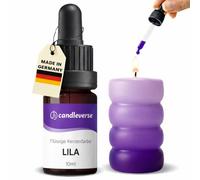 Candleverse Colore liquido di alta qualità, viola, colore altamente concentrato per la produzione di candele fai da te, bottiglia da 10 ml