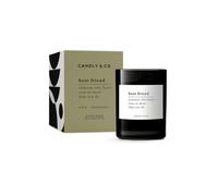 Candly&Co No. 4 Best Friend/Candela profumata di lusso/100% soia/Vetro fumé/Stoppino di cotone/250 g/Pino, patchouli, sandalo, cedro, muschio di quercia, vaniglia cremosa, abete balsamico