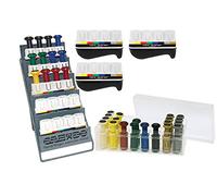 Cando 1019817 Attrezzo per esercizi della mano Digi-Flex Multi - Pacchetto per scopi clinici, 8 telai, 32 pulsanti, 4 per ciascun colore da giallo a nero