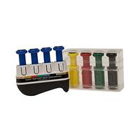 Cando 1019822 Attrezzo per esercizi della mano Digi-Flex Multi - Starter Pack progressivo, telaio e 4 pulsanti blu, 1 giallo, 1 rosso, 1 verde, 1 nero