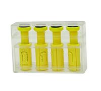 Cando 1019837 Attrezzo per esercizi della mano Digi-Flex Multi - Pulsanti aggiuntivi con custodia, X-leggero, giallo