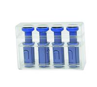 Cando 1019843 Attrezzo per esercizi della mano Digi-Flex Multi - Pulsanti aggiuntivi con custodia, duro, blu