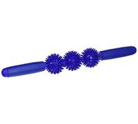 CanDo Barra Massaggiante Point Relief 42 cm Blu - Massaggiatore Manuale con Rullo a Punte e 3 Sfere Rotanti per Sollievo Muscolare Profondo, Circolazione e Recupero