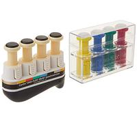 CanDo Digi-Flex Multi Kit Progressivo per Principianti, Esercitatore per Mano con Pulsanti Intercambiabili per le Dita, 8 Livelli di Resistenza