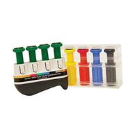 CanDo Digi-Flex Multi Kit Progressivo per Principianti, Telaio per Esercitatore della Mano con 8 Pulsanti di Resistenza (4 Verdi, 1 Giallo, 1 Rosso, 1 Blu, 1 Nero)