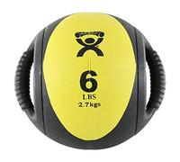 Cando - Palla medica con doppia impugnatura, 2,7 kg, colore: Giallo