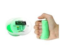 CanDo TheraPutty Pasta Antimicrobica per Esercizi della Mano - Resistenza Media (Verde, 113 g) | Trainer Igienico per Presa e Destrezza per Fisioterapia e Terapia Occupazionale