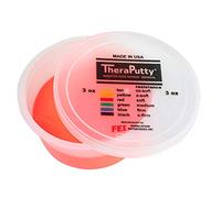 CanDo TheraPutty - plastilina per l'esercizio delle mani - 85 g - rossa (leggera)