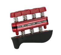 CanDo Digi-Flex Esercitatore per Mano, Rosso Resistenza Leggera, Allenatore per Forza di Dita e Mano, Resistenza 1,4 kg Dita / 4,5 kg Mano