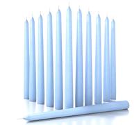 CANDWAX Candele coniche da 10 pollici Set da 12 - Candele coniche antigoccia e candelieri non profumati - Perfette come candele da cena e candele