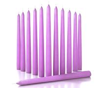 CANDWAX Candele coniche da 10 pollici Set da 12 - Candele coniche antigoccia e candelieri non profumati - Perfette come candele da cena e candele