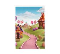 Candy Bella Terra Benvenuto Giardino Bandiera 2x3 Ft No Fade Double Sided Casa Yard Bandiere Outdoor Banner Decor Per Cortile Portico Prato