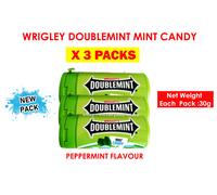 Candy Breath Mints Wrigley's Doublemint Sweets Peppermint Mint Flavor 3 confe...
