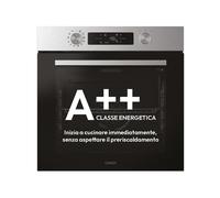 Candy CA6 N5B3EYTX 78 L Nero, Acciaio inox