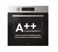 Candy CA6 N5B3EYTX 78 L Nero, Acciaio inox