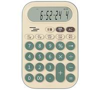 Candy - Calcolatrice a 12 cifre per professionisti finanziari, con pulsanti grandi e display trasparente, calcolatrice da scrivania