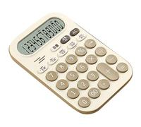 Candy - Calcolatrice a 12 cifre per professionisti finanziari, con pulsanti grandi e display trasparente, calcolatrice da scrivania