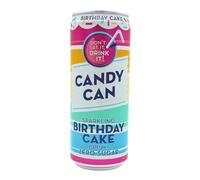 Candy Can Cotton Candy Bevanda Gusto Zucchero Filato 12 Lattine da 330 ml